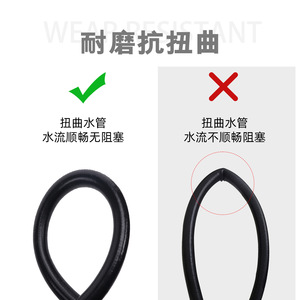 Tuyau de nettoyeur haute pression Mingou 180 bars 2600 PSI 60C pour lavage de voiture, tuyau PVC haute pression - Product Image 5