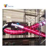 Écran LED flexible de forme irrégulière P2.5 P3 P4 P5 P6 Module LED intérieur extérieur