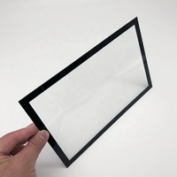 Pantalla Táctil de Vidrio Antihuellas Personalizada para Robot Colaborativo, Pantalla Completa, Dureza 9H, Uso Industrial, 2.5D