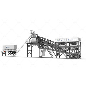 Foundation Free <b>Concrete</b> <b>Batching</b> <b>Plant</b> 50 M3/H Mobile Portable <b>Concrete</b> <b>Plants</b> - Product Image 1