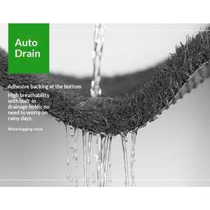 Césped <span class=keywords><strong>Artificial</strong></span> Gris Claro y Gris Oscuro, Barrera de Ingeniería para Jardín, Valla, Suelo, Césped <span class=keywords><strong>Artificial</strong></span> para Exteriores, Alfombra Decorativa, Tapete para Suelo, Ocio - Product Image 1