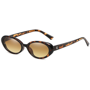 Luoyan Anti-UV lunettes rétro ovale imprimé léopard vert lentilles lunettes <span class=keywords><strong>de</strong></span> soleil femmes optique lunettes cadre bleu mode 2024 - Product Image 2