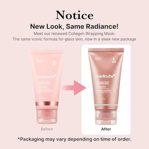 Toptan özelleştirilmiş kore cilt bakımı Medicube kollajen gece sarma peeling maskesi ile jöle fırça yüz bakımı - Product Image 6
