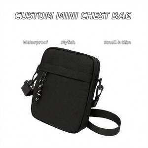 Bolso cruzado de nailon para mujer, diseño moderno, sencillo, impermeable, con logotipo personalizado, informal para exteriores. - Product Image 2