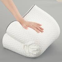 US Standard Queen King Size Polyester Out Cover Mold Oreiller de contour en mousse à mémoire de forme avec rouleau