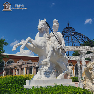 Tay Khắc antiche La Mã người lính Châu Âu tác phẩm điêu khắc bằng đá cẩm thạch trắng chiến binh tượng - Product Image 3