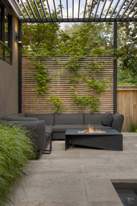 Outdoor Fire Pit <b>Firepit</b> <b>Table</b> Gas Corten Steel Garden Outdoor Fire Pit - Product Image 6