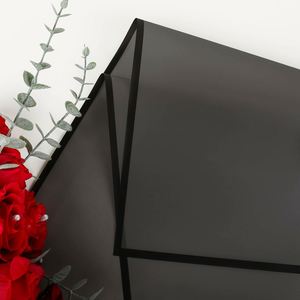 20 feuilles de papier d'emballage transparent à bordure noire, papier d'emballage floral noir imperméable pour la Saint-Valentin - Product Image 3