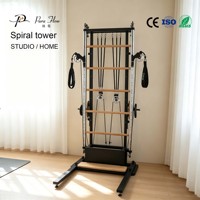 Torre de Pilates en Espiral para Estudios de Fitness Comerciales, Instalaciones de Entrenamiento Profesional y Programas de Ejercicio de Cuerpo Completo