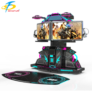 Skyfun เครื่องเกม <span class=keywords><strong>VR</strong></span> <span class=keywords><strong>2</strong></span>แพลตฟอร์มต่อสู้สำหรับ9D การยิง <span class=keywords><strong>VR</strong></span> อุปกรณ์เสมือนจริง - Product Image 3