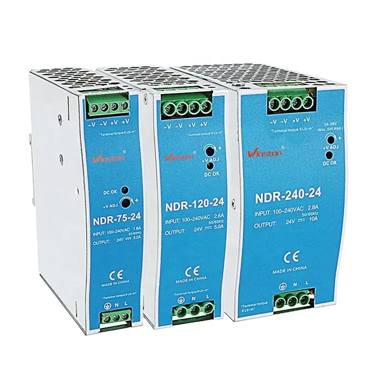 NDR-75 high voltage ac to dc cctv power supply pc 48v 24v 12v 5a