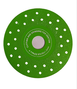 4.5 इंच डायमंड कटिंग ब्लेड छिद्रित हीरा ब्लेड काटने वाली डिस्क काटने वाली डिस्क काटने वाली ग्रेनाइट संगमरमर सिरेमिक टाइलें ओएम - Product Image 1