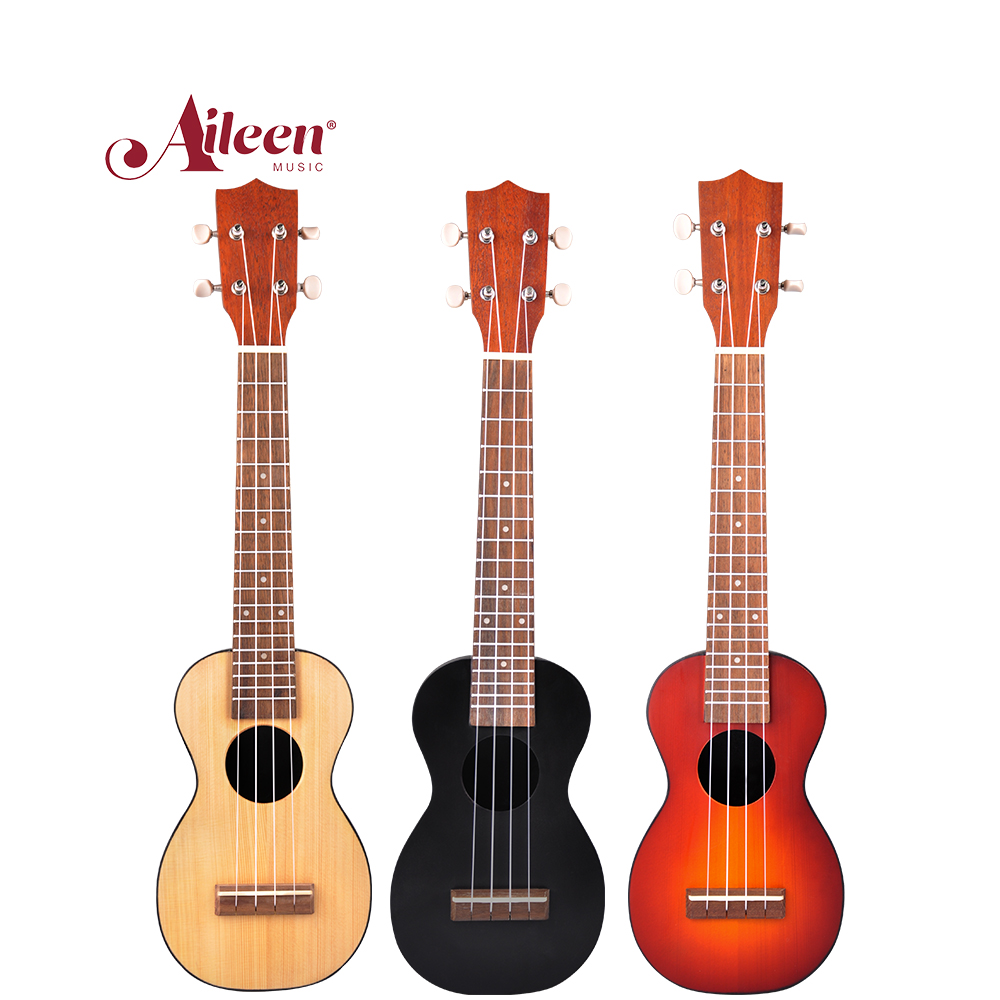 Гавайская гитара 23 дюймов концерт готово к отправке элементов из углеродного волокна Гавайская гитара (AU-CB10)