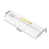 Boîtes à tiroir coulissantes en papier couché blanc pour stylet capacitif et accessoires de téléphone portable en stock avec support blister