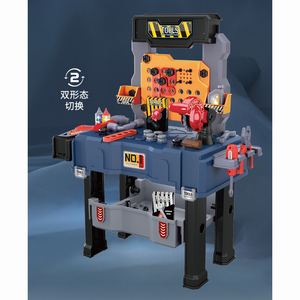 2023 plastique assembler bricolage outil <span class=keywords><strong>table</strong></span> jeu jouet 2 en 1 atelier de réparation semblant jouer jouet outils pour les enfants - Product Image 4