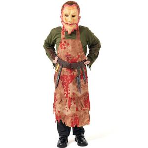 Costume d'Halloween pour garçon, costume de boucher sanglant, costume de <span class=keywords><strong>zombie</strong></span>, costume d'assassin effrayant pour enfant, costume d'anime - Product Image 5