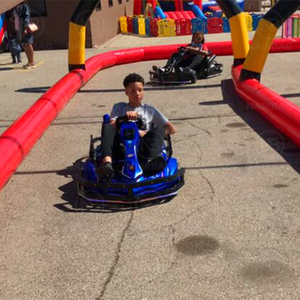 Inflatable đi Kart đua theo dõi di động trò chơi thể thao bội thu xe theo dõi không khí zorb bóng đua theo dõi trong nhà sân chơi ngoài trời trò chơi - Product Image 6