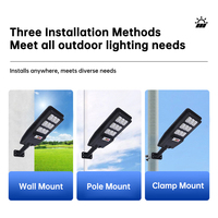 Lampadaire solaire Wistino 100W/200W/300W/500W avec caméra CCTV intégrée, doté d'une large plage de températures de fonctionnement pour la sécurité