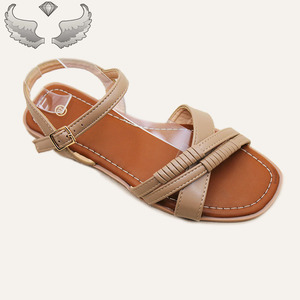 Sandales plates pour femmes, style plage, tendance été, confortables, à brides croisées, résistantes à l'usure, pour l'extérieur - Product Image 3