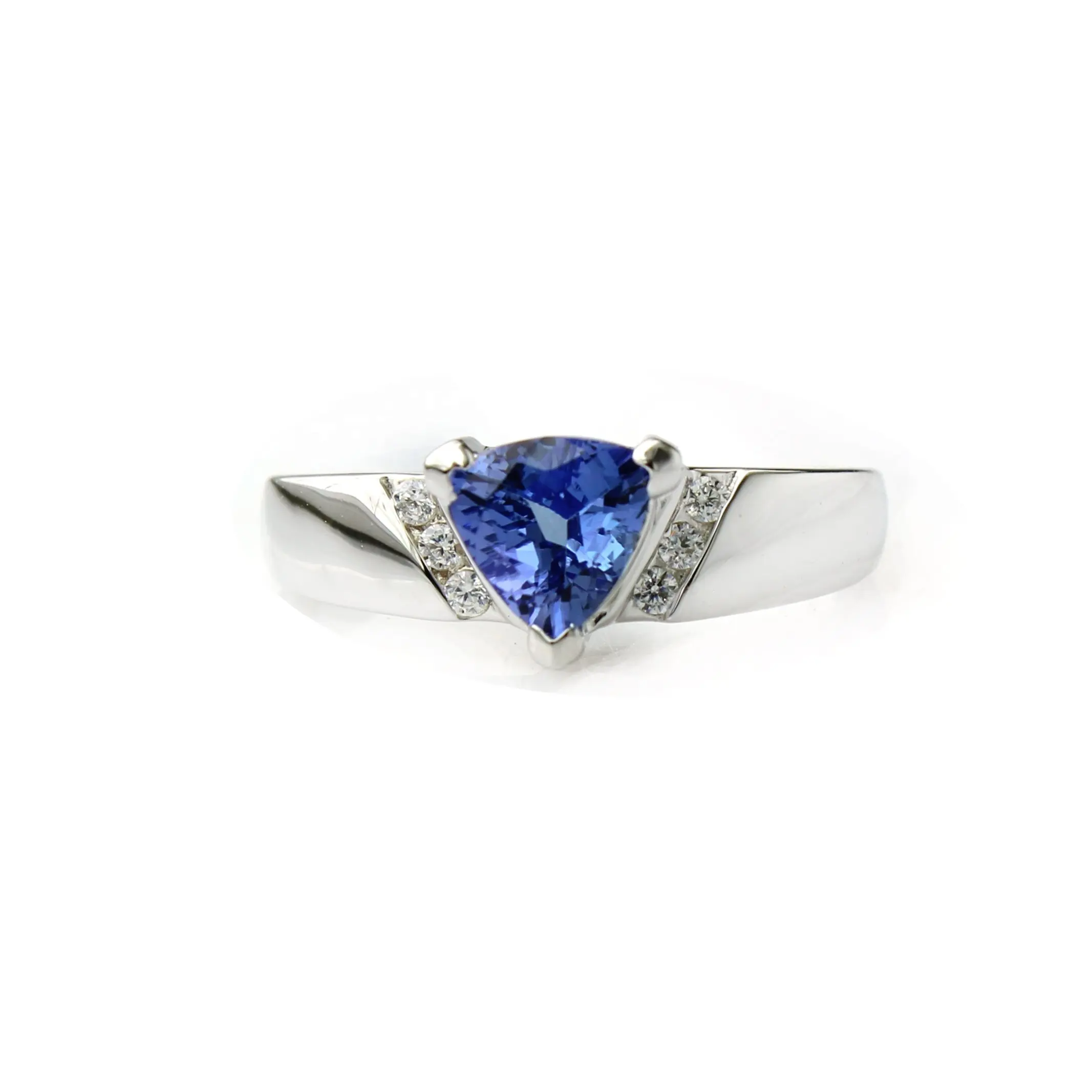 Tillion en forme de tanzanite naturelle prix de gros bague en pierres précieuses bijoux S925 argent Sterling classique tanzanite bague en pierres précieuses