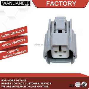 3-Poliger Wasserdichter Automobilstecker Weiblich 6189-0131 <span class=keywords><strong>HW</strong></span>-Serie 3-Wege Grauer Nockenwellensensor-Steckverbinder - Product Image 2