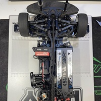 Servo AGFRC A50BHLW de 19 kg de Torque, Carcasa CNC, Sin Escobillas, IP67 Impermeable, Programable, de Perfil Bajo, Ideal para Autos de Carreras RC 1/10