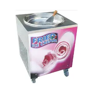 1 Pan Commercial Roll Fried Ice Cream Maker