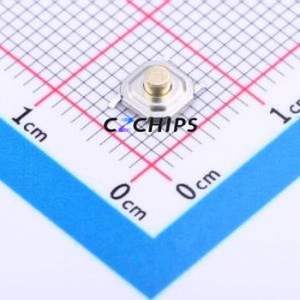 TD-1152SR-2.5H-250 Tactile Switch SMD-4P,5.2x5.2mm Switch Single Pole Single Throw Round Button 2.5N Vertical Mount - Product Image 1