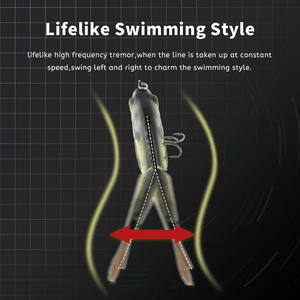 Esca in Plastica ABS 12cm 2 Sezioni <span class=keywords><strong>Bluegill</strong></span> Brush Tail Sunfish Glide Affondante per Pesca alla Carpa Luccio Spigola di Mare - Product Image 5