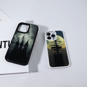 Nouvelle conception Coque de <span class=keywords><strong>téléphone</strong></span> <span class=keywords><strong>portable</strong></span> magnétique en TPU PC avec impression UV motif Bateau fantôme sorcière, compatible charge sans fil pour iPhone 17 Air 15 16 Pro Max - Product Image 1