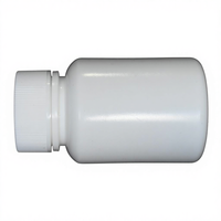 Bouteille médicale vide de capsule de comprimé de pilule du HDPE 45ML adaptée aux besoins du client avec l'emballage pharmaceutique fait sur commande de couleur et de logo de bouchon à vis