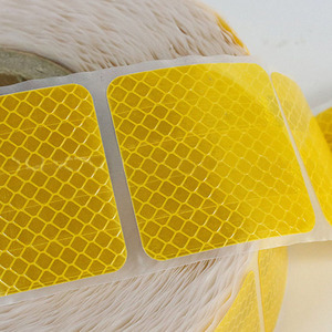 White Yellow Red Kiss Cut Reflective Sticker Micro <strong>Prism</strong> Prismatic Reflective Sheet ECE 104r Reflective <strong>Tape</strong> for Truck Vehicles - Product Image 5
