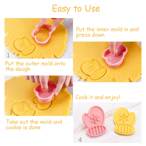 MorSun <span class=keywords><strong>Mini</strong></span> <span class=keywords><strong>emporte</strong></span>-pièces de Noël en relief 3D avec tampon plongeur - Product Image 2