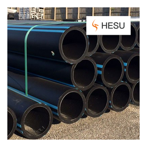 Poli diametro pn16 dn150 180mm 200mm 600mm 650mm 710mm dn800 900mm 8 10 18 25 pollici pe100 sdr11 pn8 pn16 tubo tondo hdpe prezzo - Product Image 5