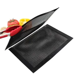 Hot sale Barbecue Reusable PTFE Barbeque Non-stick BBQ Grilling Mesh Grill Bags made in China
