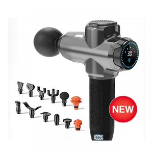 Mini pistola de masaje de tejido profundo de mano portátil alivia el dolor muscular Fascia pistola masajeadora vibrador inalámbrico Dispositivo de pistola de masaje - Product Image 4