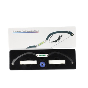 Regla de Mapeo de Cejas Reutilizable con Guía de Hilo para Microblading PMU, Herramienta Profesional para Uso en Estudios de PMU - Product Image 1