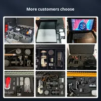Valise de transport en PP étanche IP67 et antichoc avec intérieur en mousse EVA personnalisable pour appareils photo, amplificateurs audio et stockage polyvalent d'équipements