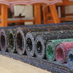 ゴム製フローリングゴム製マットスポーツタイル,耐滑り性耐久性3mmから10mm厚さ - Product Image 4