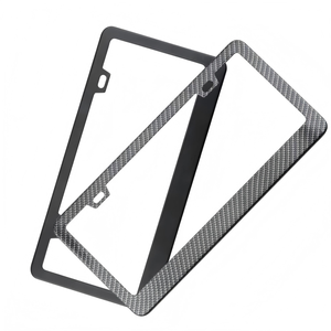 Nuovo Porta <span class=keywords><strong>Targa</strong></span> in Fibra di Carbonio, Design Semplice Universale, Accessorio <span class=keywords><strong>Auto</strong></span> Esterno Molto Venduto - Product Image 4