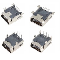 Connecteur Mini USB 2.0 Type AB à 5 Contacts, Horizontal, 90 Degrés, DIP