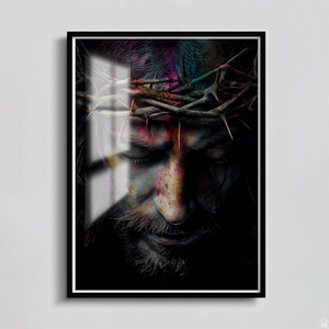 <span class=keywords><strong>Arte</strong></span> religiosa su misura della parete <span class=keywords><strong>cristiana</strong></span> della pittura decorativa di vetro religioso di gesus <span class=keywords><strong>arte</strong></span> per la decorazione domestica della chiesa all'ingrosso - Product Image 2