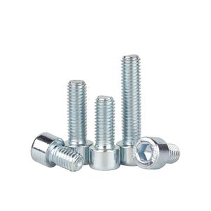 Vis à tête hexagonale à embase cylindrique M6 M8 M10 M12 M14 M16 M20, haute résistance, zinguées bleues et blanches, galvanisées, grade 8.8, DIN912 - Product Image 5