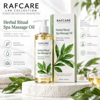 Huile de massage spa rituelle aux herbes RAFCARE 200ml, huile corporelle aux herbes relaxante et nourrissante pour tous types de peau