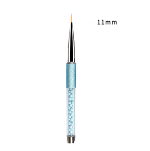 Ensemble de pinceaux professionnels pour nail art, liner fin, décoration de perles, poils en nylon, logo personnalisé, emballage en tube PVC, pinceau de précision pour manucure - Product Image 4