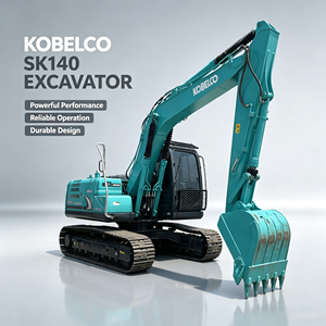Excavatrice sur chenilles Kobelco SK140 d'occasion, 14 tonnes, système hydraulique complet, moteur, boîte de vitesses, faible nombre d'heures de fonctionnement, livraison mondiale - Product Image 1