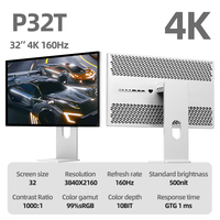 Moniteur de jeu professionnel Kuycon P32T, nouveau, 4K, haute performance, haute fréquence de rafraîchissement, moniteurs LCD sans support
