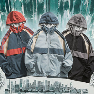 Chaqueta Acolchada Impermeable con Capucha para Parejas, Estilo Casual, Cuello Alto, para Hombre y Mujer, Nueva Tendencia de Invierno, Estilo Formal, Bordada, con Cremallera, para Exteriores - Product Image 3