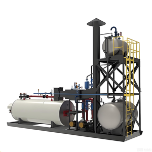 Caldera de Aceite Térmico Horizontal de 1400 kw, Precio de Fábrica, Funcionamiento con Gas o Petróleo - Product Image 3