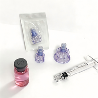 Mini-aiguille à pointe de 13 mm et 20 mm pour transfert de fluides IV avec raccord Luer Lock